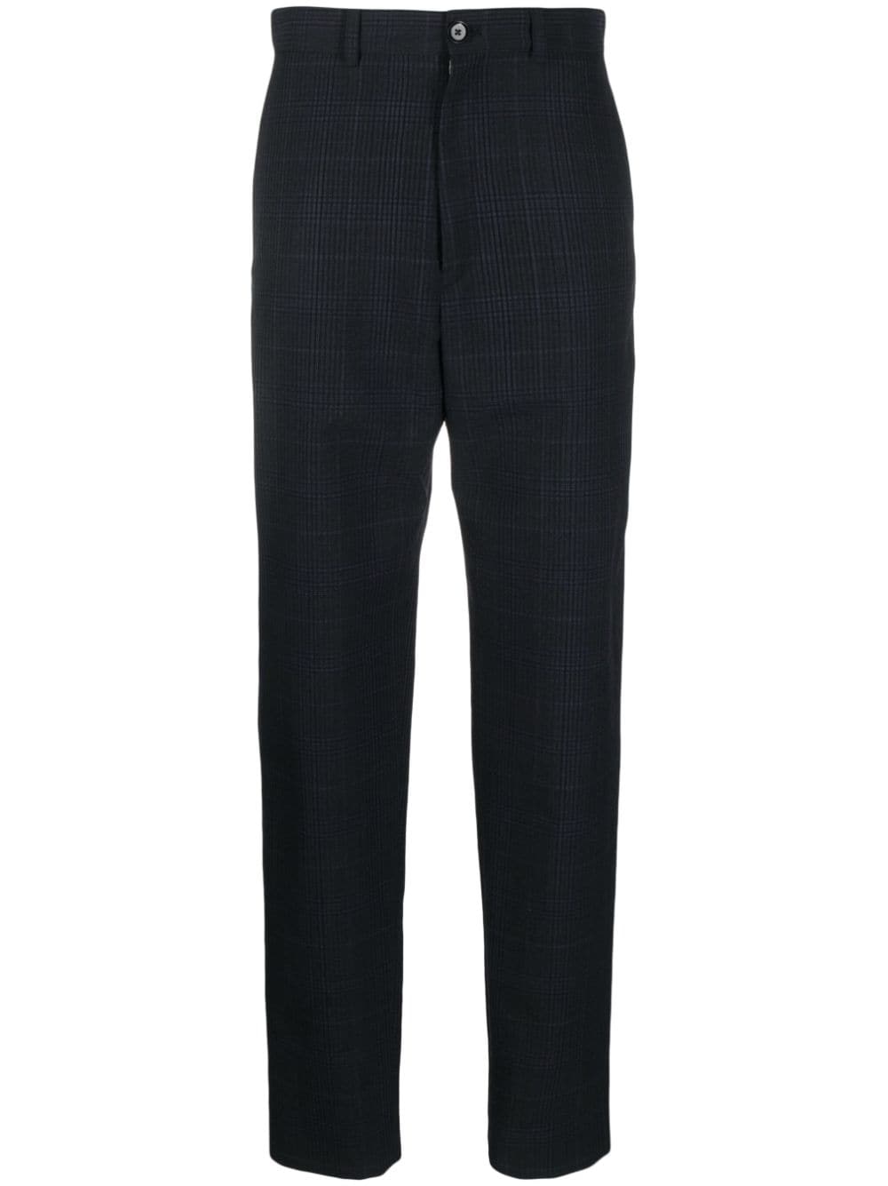 LEMAIRE Karierte Tapered-Hose - Schwarz von LEMAIRE