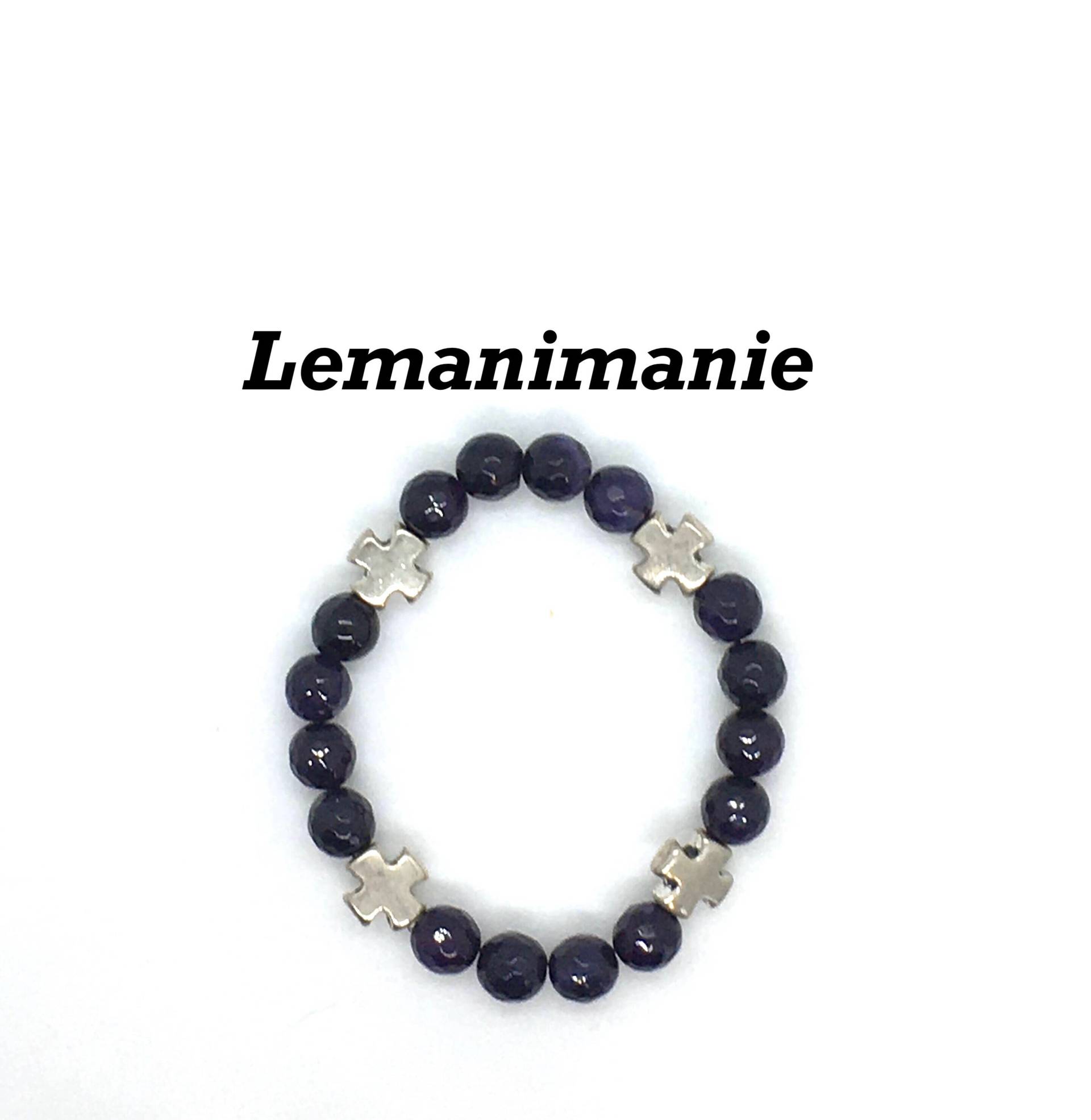 Dunkles Achatarmband Unisex/Unisex Achat Armband Dunkles Achatarmband Unisex/Unisex Achat Armband von Lemanimanie