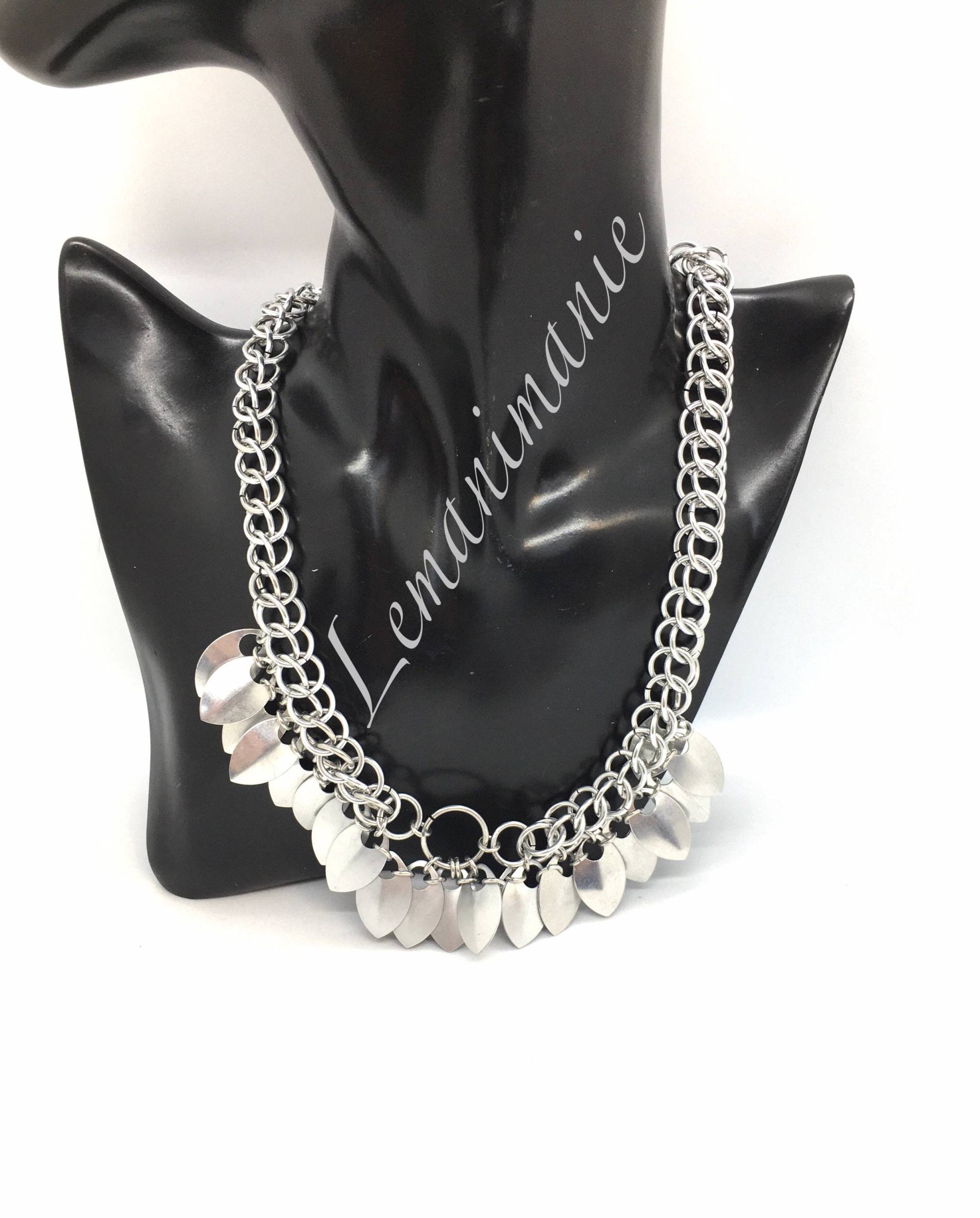 Silber Schale Halskette Silber Schale Halskette von Lemanimanie