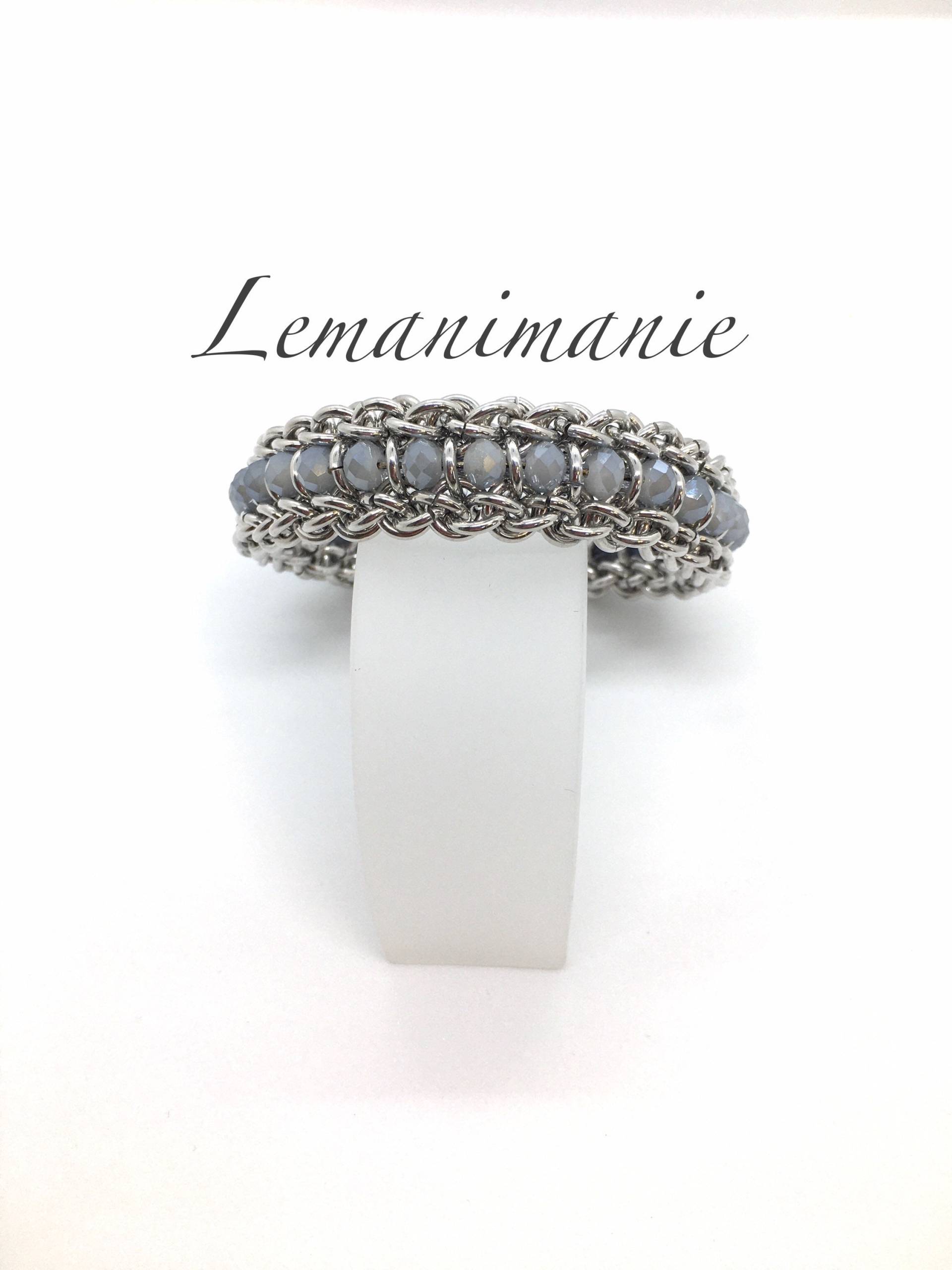Swarovski Kettenhemd Armband Grau/Grau Swarovski Kettenhemd Armband Grau/Grau von Lemanimanie