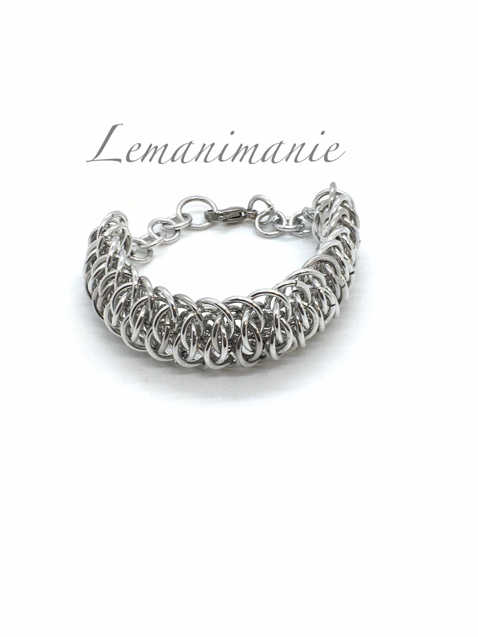 starre Kettenhemd Armband Viperscale/Weben starre Kettenhemd Armband Viperscale/Weben von Lemanimanie