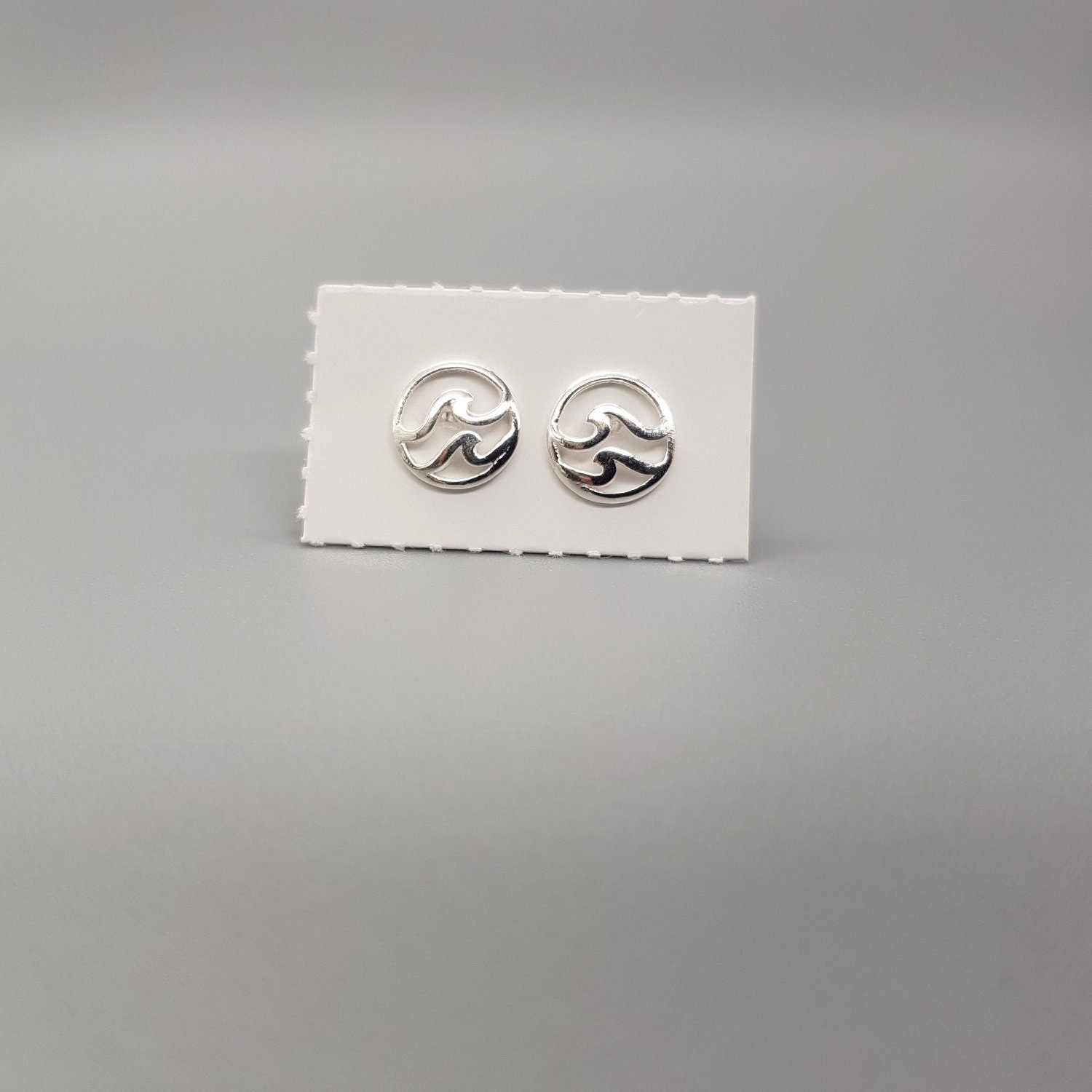 Ohrstecker Silber Doppelwelle Massiv Sterlingsilber Ohrstecker Silber Doppelwelle Massiv Sterlingsilber von LemasBling