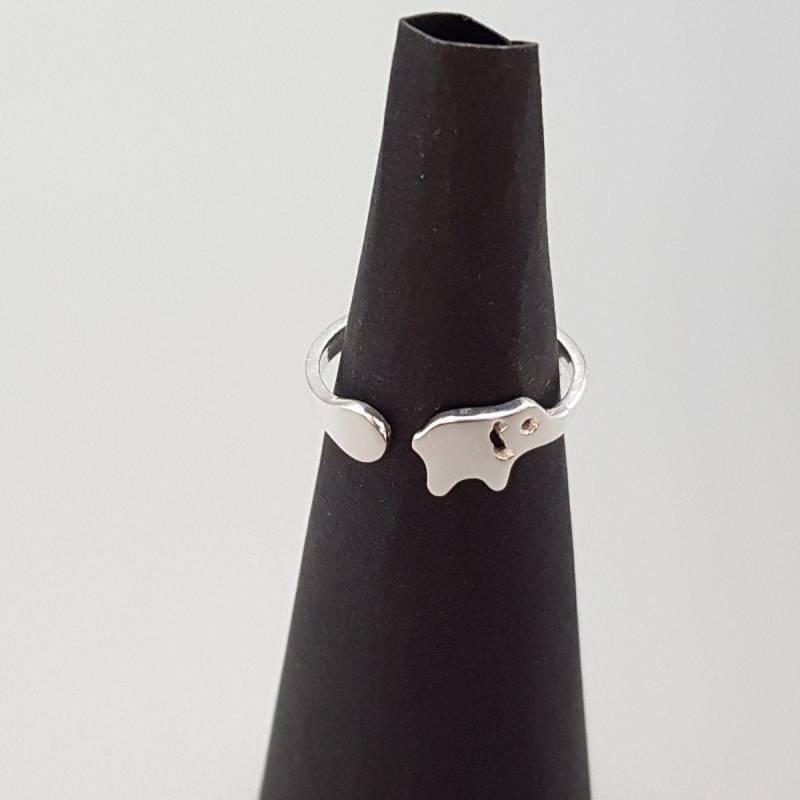 Ring Silber Elefant Glänzend Sterlingsilber Ring Silber Elefant Glänzend Sterlingsilber von LemasBling
