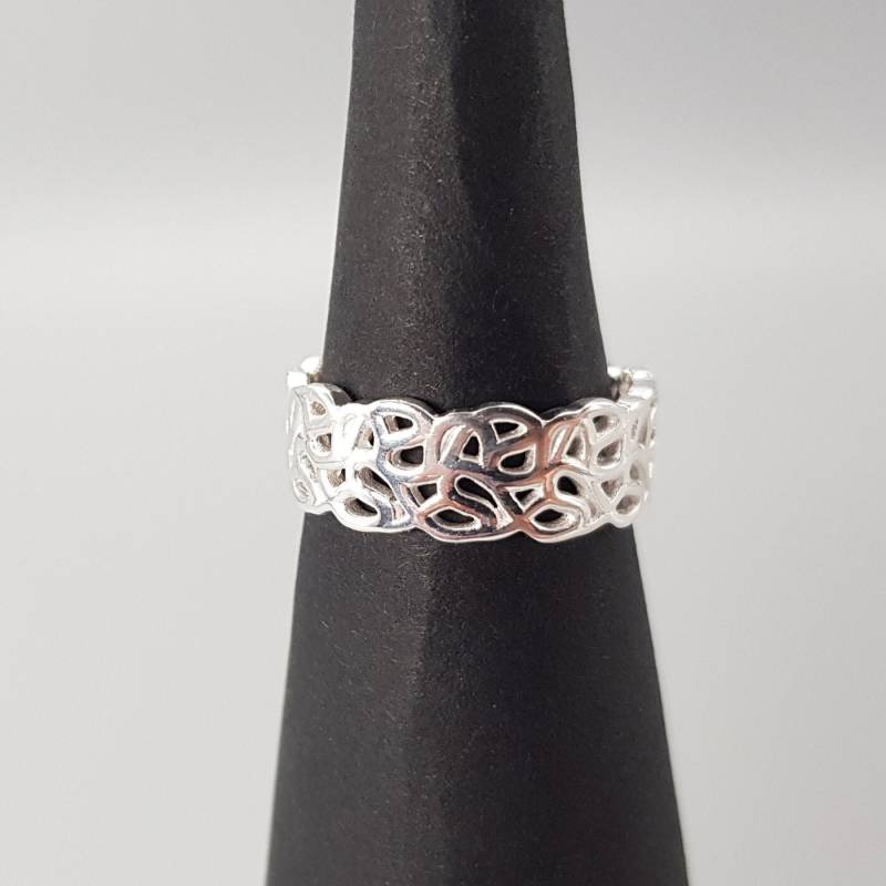 Ring Silber Flechtmuster Sterlingsilber Verschlungen von LemasBling