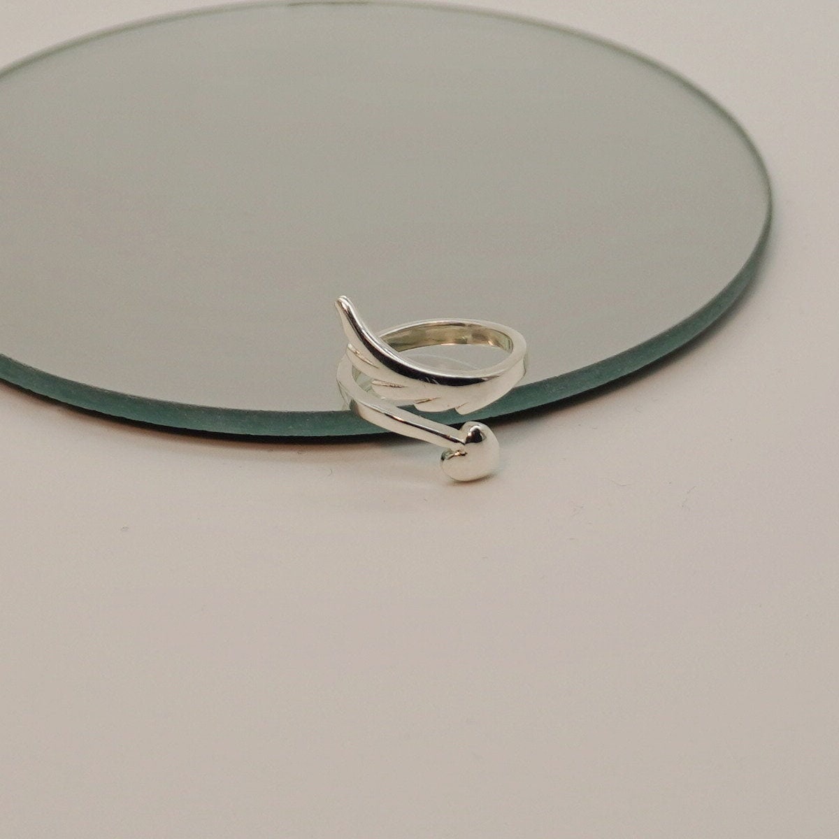 Ring Silber Flügel Und Herz Sterlingsilber Ring Silber Flügel Und Herz Sterlingsilber von LemasBling
