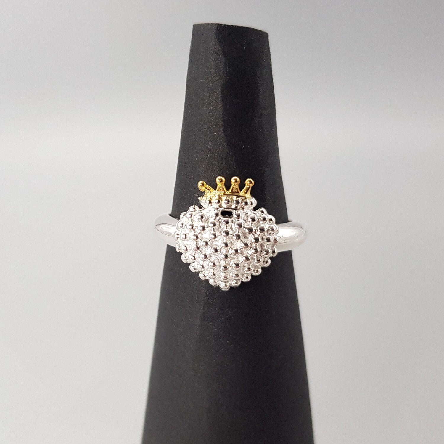 Ring Silber Herz Mit Krone Sterlingsilber Ring Silber Herz Mit Krone Sterlingsilber von LemasBling