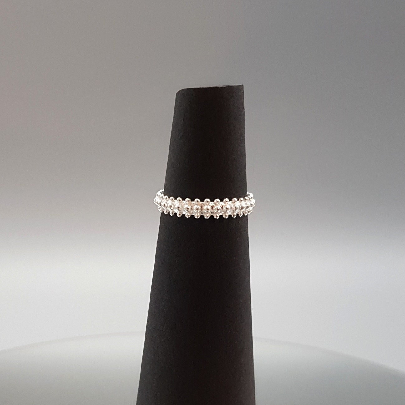 Ring Silber Noppenmuster Mattiert Sterlingsilber Ring Silber Noppenmuster Mattiert Sterlingsilber von LemasBling