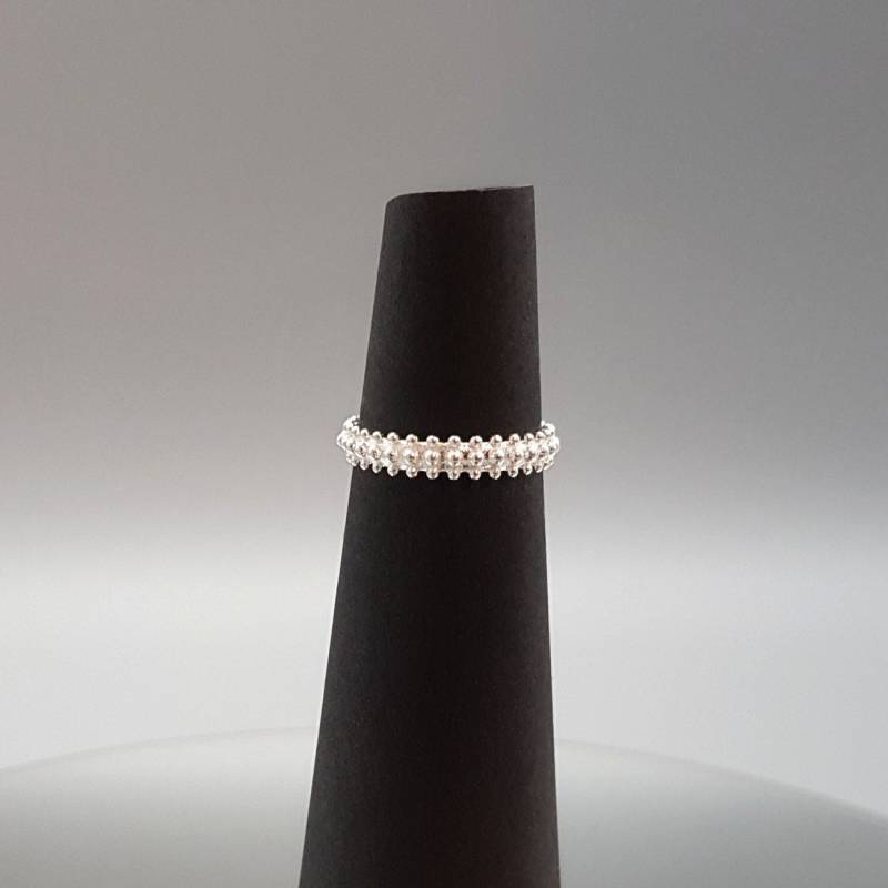 Ring Silber Noppenmuster Mattiert Sterlingsilber Ring Silber Noppenmuster Mattiert Sterlingsilber von LemasBling
