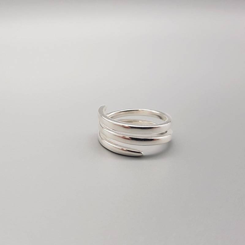 Ring Silber Spirale Glänzend Sterlingsilber Ring Silber Spirale Glänzend Sterlingsilber von LemasBling