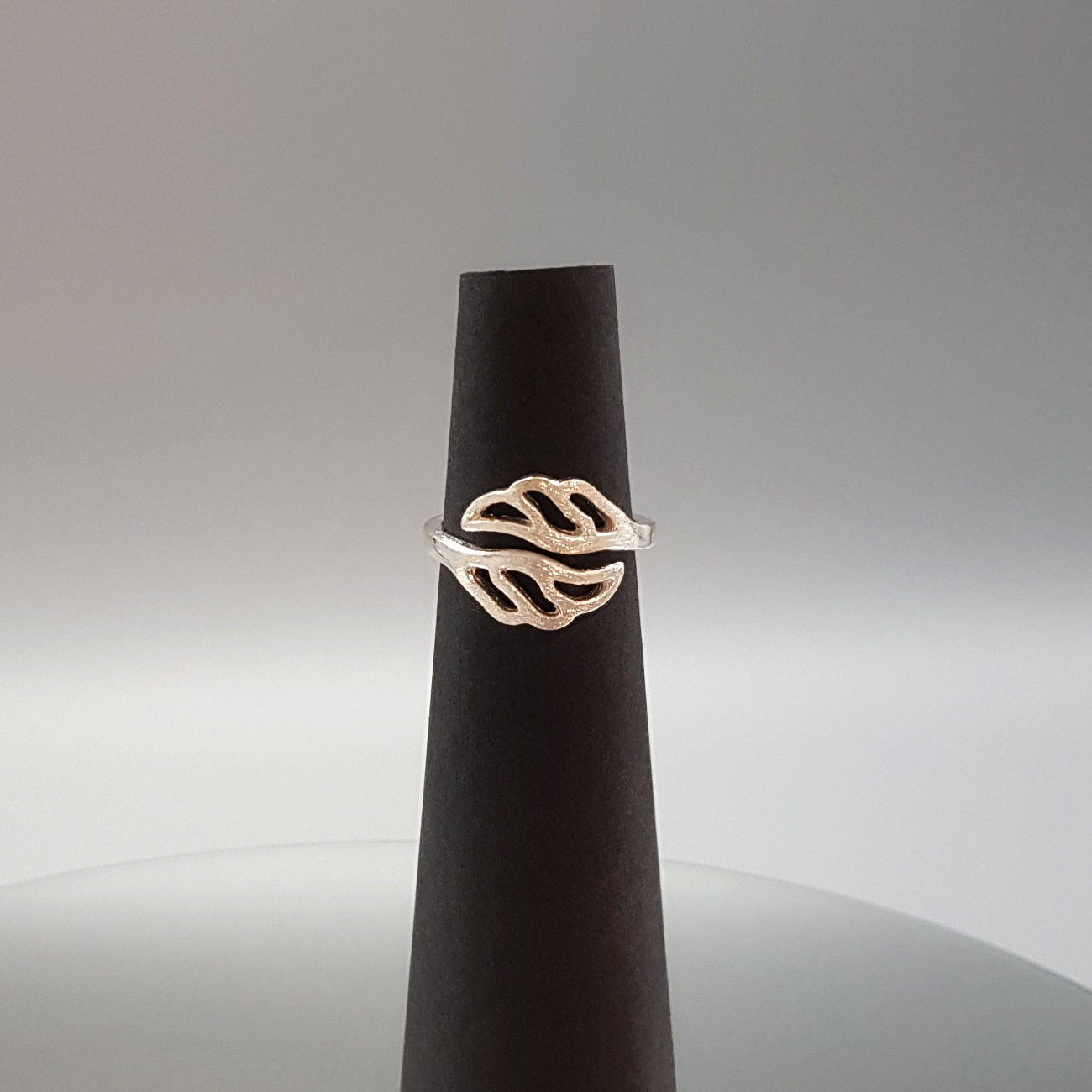 Ring Silber Zwei Flügel Mattiert Sterlingsilber Ring Silber Zwei Flügel Mattiert Sterlingsilber von LemasBling