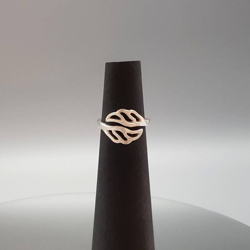 Ring Silber Zwei Flügel Mattiert Sterlingsilber Ring Silber Zwei Flügel Mattiert Sterlingsilber von LemasBling