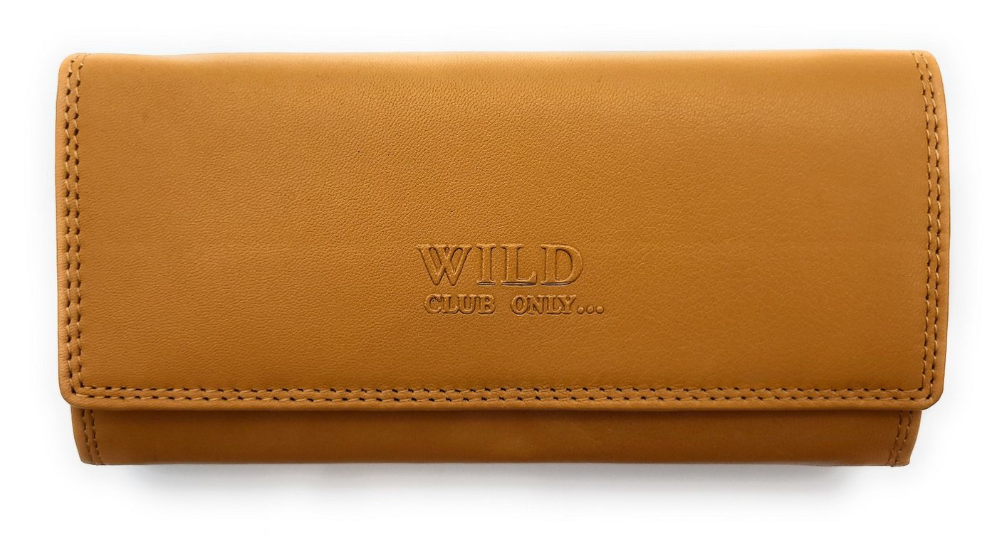 Lemasi Geldbörse Großes Damen Portemonnaie, echtes Leder, RFID Schutz, 18 Kartenfächer von Lemasi