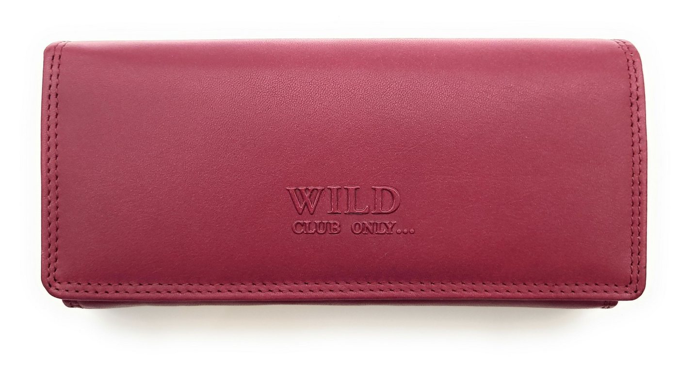 Lemasi Geldbörse Großes Damen Portemonnaie, echtes Leder, RFID Schutz, 18 Kartenfächer von Lemasi