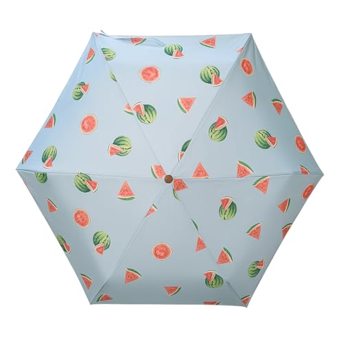 Lemasi Mini Regenschirm Taschenschirm Schirm klein & kompakt bunt und fröhlich Früchte (Melone) (Melons) von Lemasi
