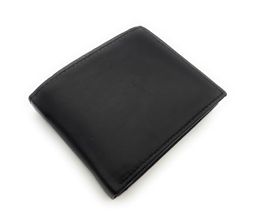 Lemasi echt Leder Herren Geldbörse, Nappaleder, 7 Kartenfächer, Platz für KFZ Papiere, Innenriegel von Lemasi