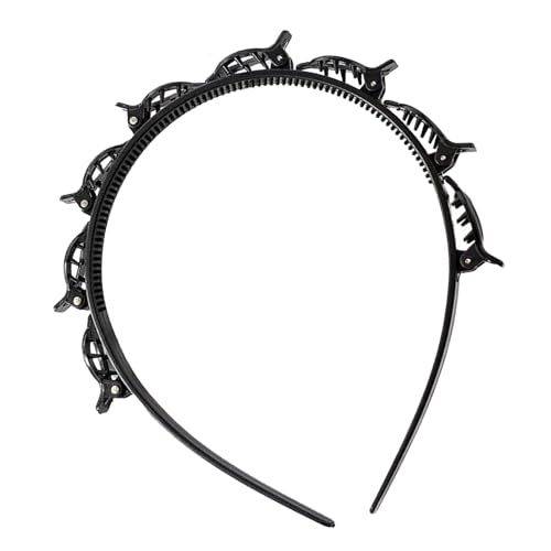 Lembeauty Clip -Stirnbänder für Frauen, Haarclip Stirnband, Twist Clip Stirnband, Weave Pony Zahngeflechtes Werkzeug für geschichtete Wendungen Reise nach Hause Arbeit Lembeauty Clip -Stirnbänder für Frauen, Haarclip Stirnband, Twist Clip Stirnband, Weave Pony Zahngeflechtes Werkzeug für geschichtete Wendungen Reise nach Hause Arbeit von Lembeauty