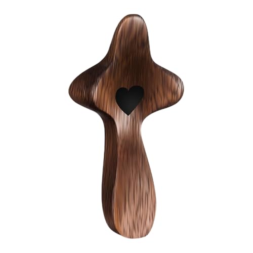 Lembeauty Holz Gebetsanhänger - Gebetsschmuck mit hohlem Herz aus Holz,Seelischer Beistand Für Frauen Spirituelles Wachstum Familienfeste Lembeauty Holz Gebetsanhänger - Gebetsschmuck mit hohlem Herz aus Holz,Seelischer Beistand Für Frauen Spirituelles Wachstum Familienfeste von Lembeauty