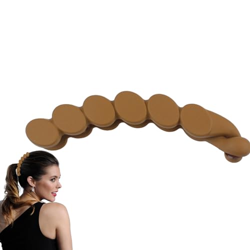 Pferdeschwanzhalter-Haarspange, vertikale Haarspange | Pferdeschwanzhalter-Clips mit starkem Halt,Matte Haarspange mit starkem Halt, vertikale Haarspange, Haarschönheitszubehör für Mädchen von Lembeauty