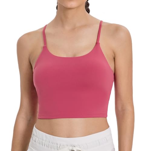 Lemedy Gepolsterter Sport-BH für Damen, Fitness, Workout, Laufshirt, Yoga, Tanktop, Rose, Groß Lemedy Gepolsterter Sport-BH für Damen, Fitness, Workout, Laufshirt, Yoga, Tanktop, Rose, Groß von Lemedy