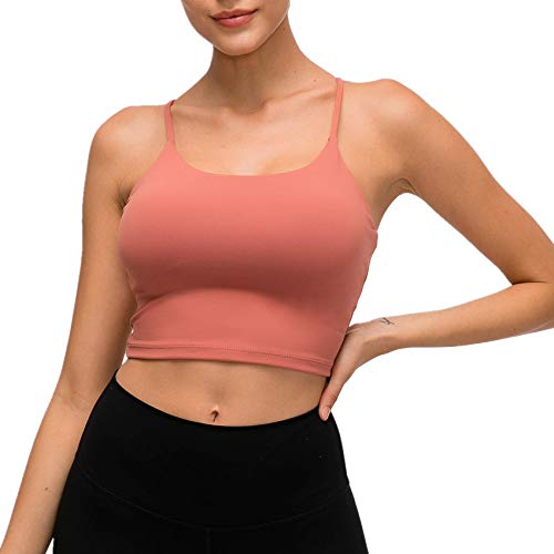 Lemedy Sport-BH, für Damen, gepolstert, Fitness, Workout, Laufshirt, Yoga, Tanktop - - Medium von Lemedy