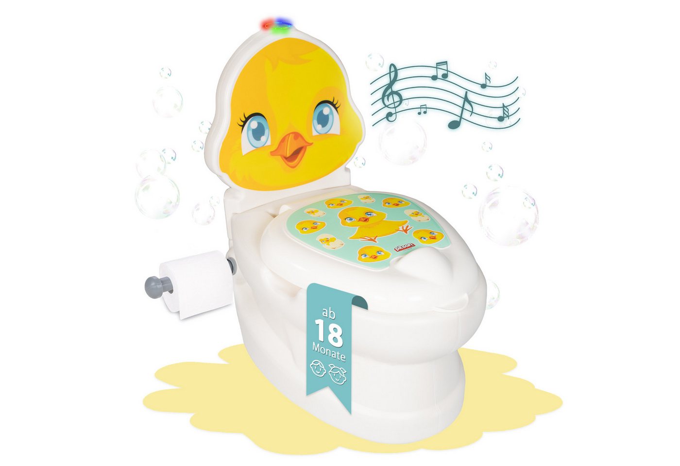 Lemodo Töpfchen Töpfchen mit Spülgeräusch und verschiedenen Tiermotiven von Lemodo