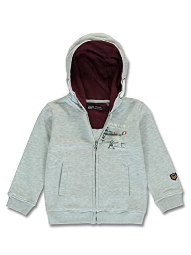 Lemon Beret Jungen Kapuzenjacke Pilot in grau 128 von Lemon Beret