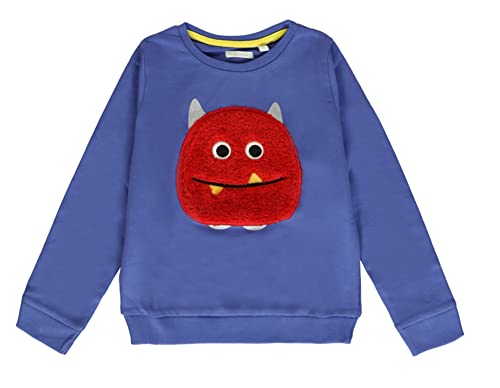 Lemon Beret Mädchen Pullover Monster (128, Purple) von Lemon Beret