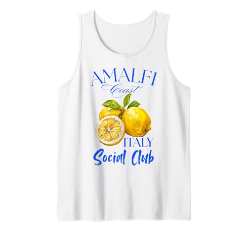 Italienische Zitrone Cello Kleidung Damen Lemoncello Amalfi Coast Tank Top Italienische Zitrone Cello Kleidung Damen Lemoncello Amalfi Coast Tank Top von Lemon Graphic Tees for Women Amalfi Coast Gifts