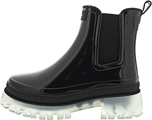 Lemon Jelly Damen Gummistiefel schwarz/weiß 39 von Lemon Jelly