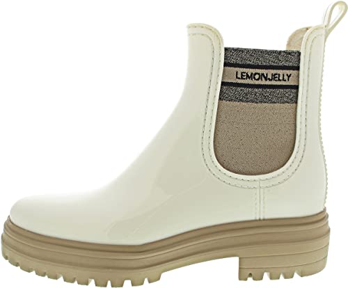 Lemon Jelly Flow 04 Damen Gummistiefel in Beige, Größe 41 von Lemon Jelly