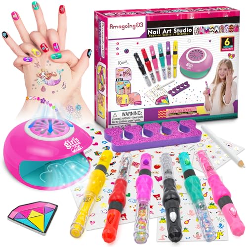 LemonDream Nagelstudio Kinder Mädchen, Wasserbasierter Nagellack Geschenke 6-12 Jahre Nagellack Set Kinder,Spielzeug Mädchen 6 7 8 9 10 11 12 Jahre Geburtstagsgeschenk für Nageldesign LemonDream Nagelstudio Kinder Mädchen, Wasserbasierter Nagellack Geschenke 6-12 Jahre Nagellack Set Kinder,Spielzeug Mädchen 6 7 8 9 10 11 12 Jahre Geburtstagsgeschenk für Nageldesign von LemonDream