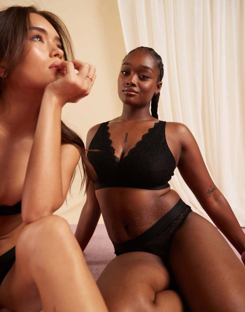 Lemonade Dolls - Fuller Bust - Signature - Bustier aus Spitze in Schwarz von Lemonade Dolls