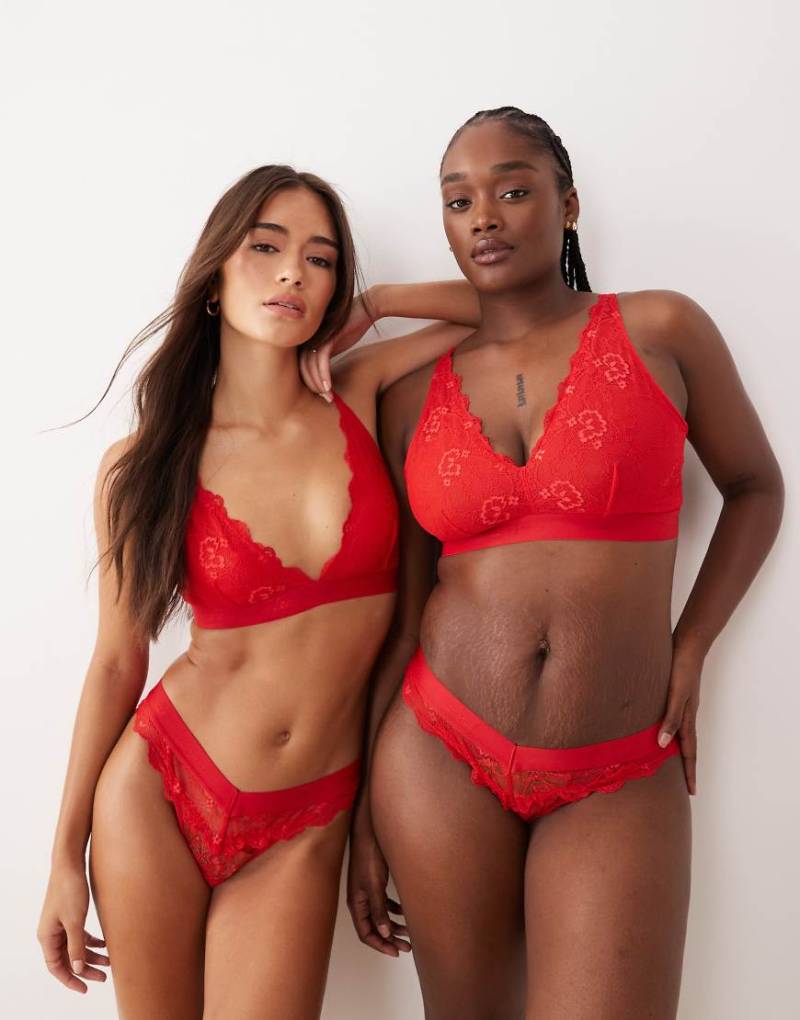 Lemonade Dolls - Signature - Bustier aus Spitze in Rot Lemonade Dolls - Signature - Bustier aus Spitze in Rot von Lemonade Dolls