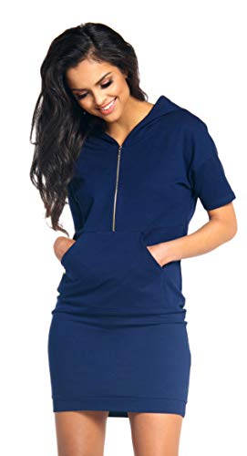 Lemoniade Damen Sommerkleid in angesagtem Design Made in EU, Modell 6 Navy, M (38) von Lemoniade