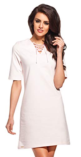 Lemoniade Damen Sommerkleid mit ausgefallenem Schnitt, Modell 8 Rosa, Gr. M von Lemoniade