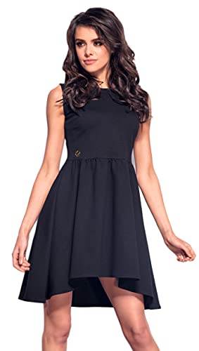 Lemoniade Elegantes Sommerkleid mit raffinierten Schnitten und in vielen Farben, Modell 9 Schwarz, Gr. S von Lemoniade