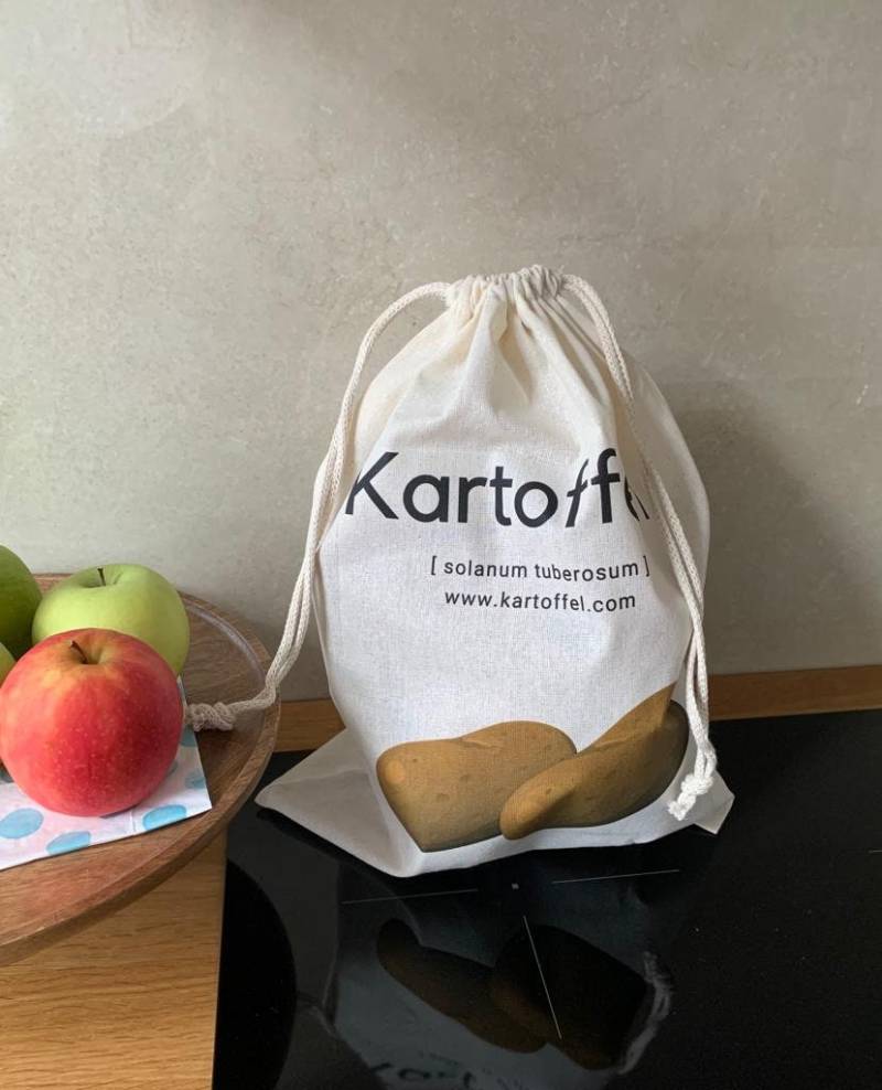 Kartoffelsack/Gemüsebeutel Aus 100 % Baumwolle Mit Zugband | 30x40 cm Kartoffelsack/Gemüsebeutel Aus 100 % Baumwolle Mit Zugband | 30x40 cm von LemonsDates