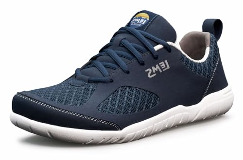 Lems Primal 3 - Herren Hybrid Sneaker/Barfußschuh mit breiter Zehenbox, Flexibler Außenohle und gedämpfter Kork-Einlage (Eclipse, EU Schuhgrößensystem, Erwachsene, Herren, Numerisch, M, 45) von Lems