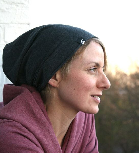 Lena Schokolade Beanie-Mütze - anthrazit meliert von Lena Schokolade