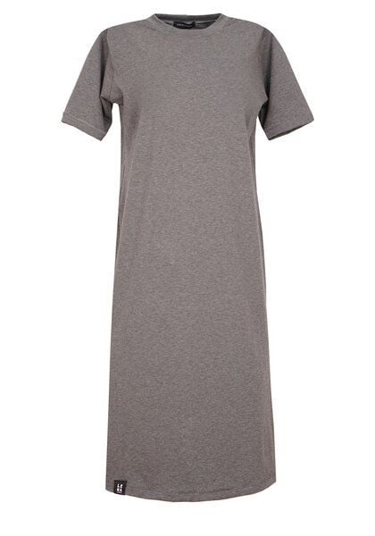 Lena Schokolade Kleid Anthrazit meliert aus Bio-Jersey von Lena Schokolade