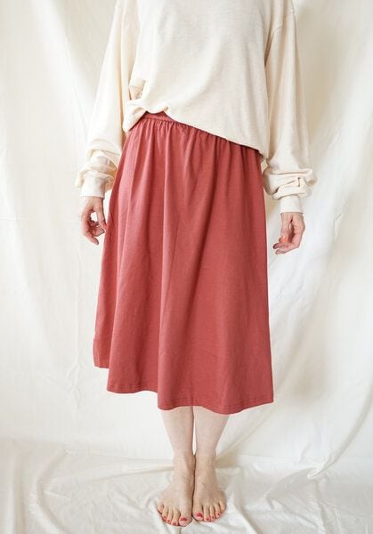 Lena Schokolade Rock Marsala aus Bio-Baumwolle von Lena Schokolade