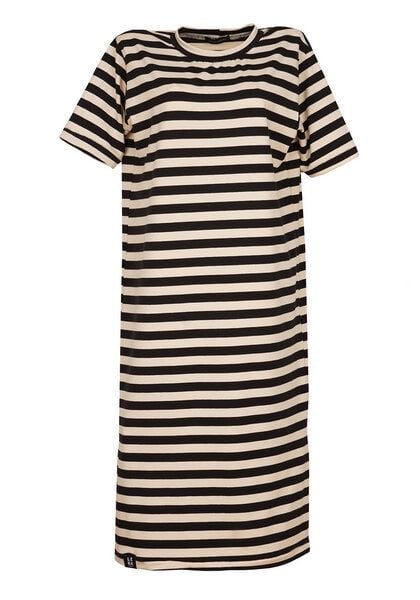 Lena Schokolade Streifen Kleid aus Bio-Jersey von Lena Schokolade