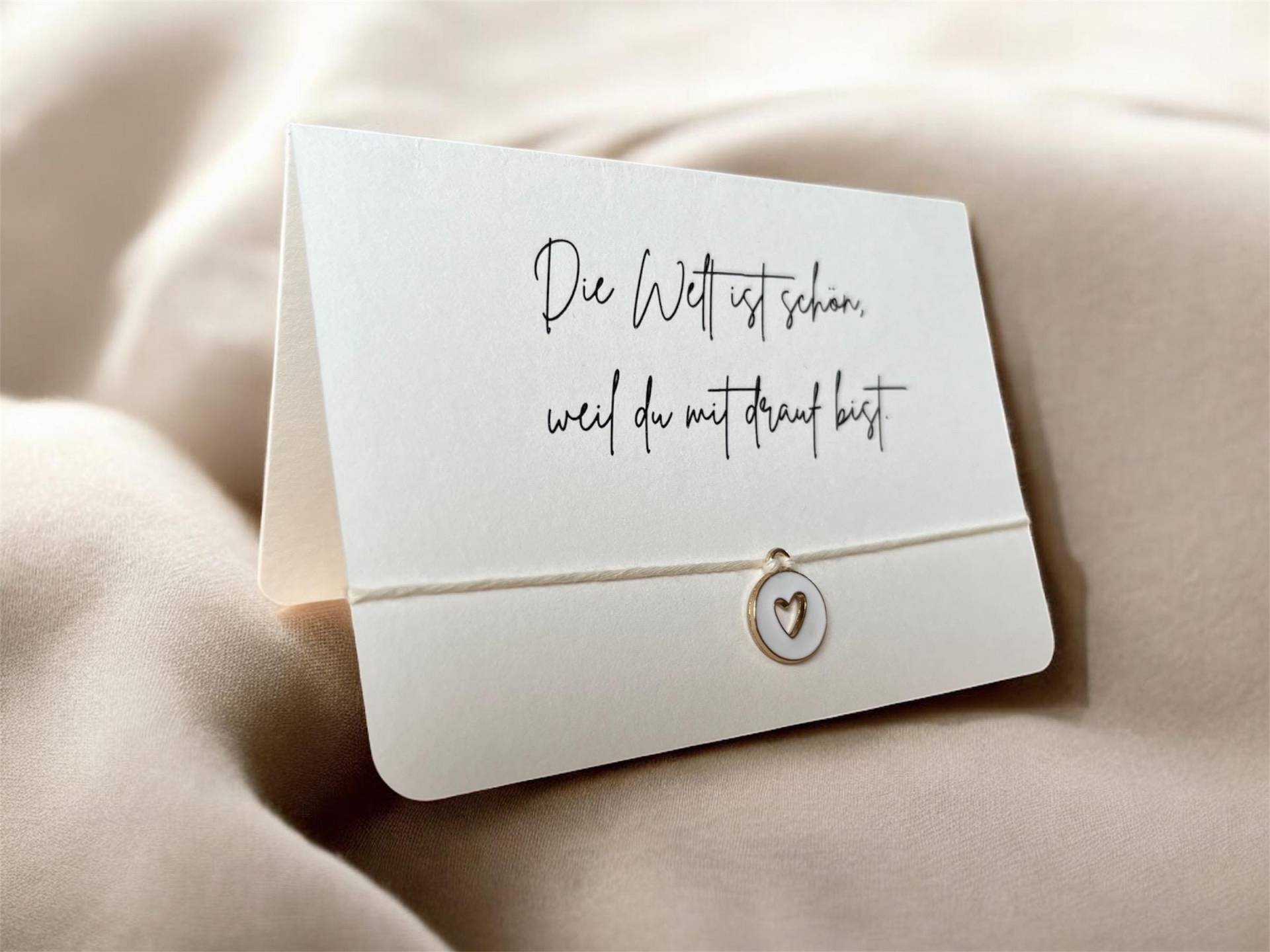Armband „Die Welt Ist Schön..." von LenaGrassShop
