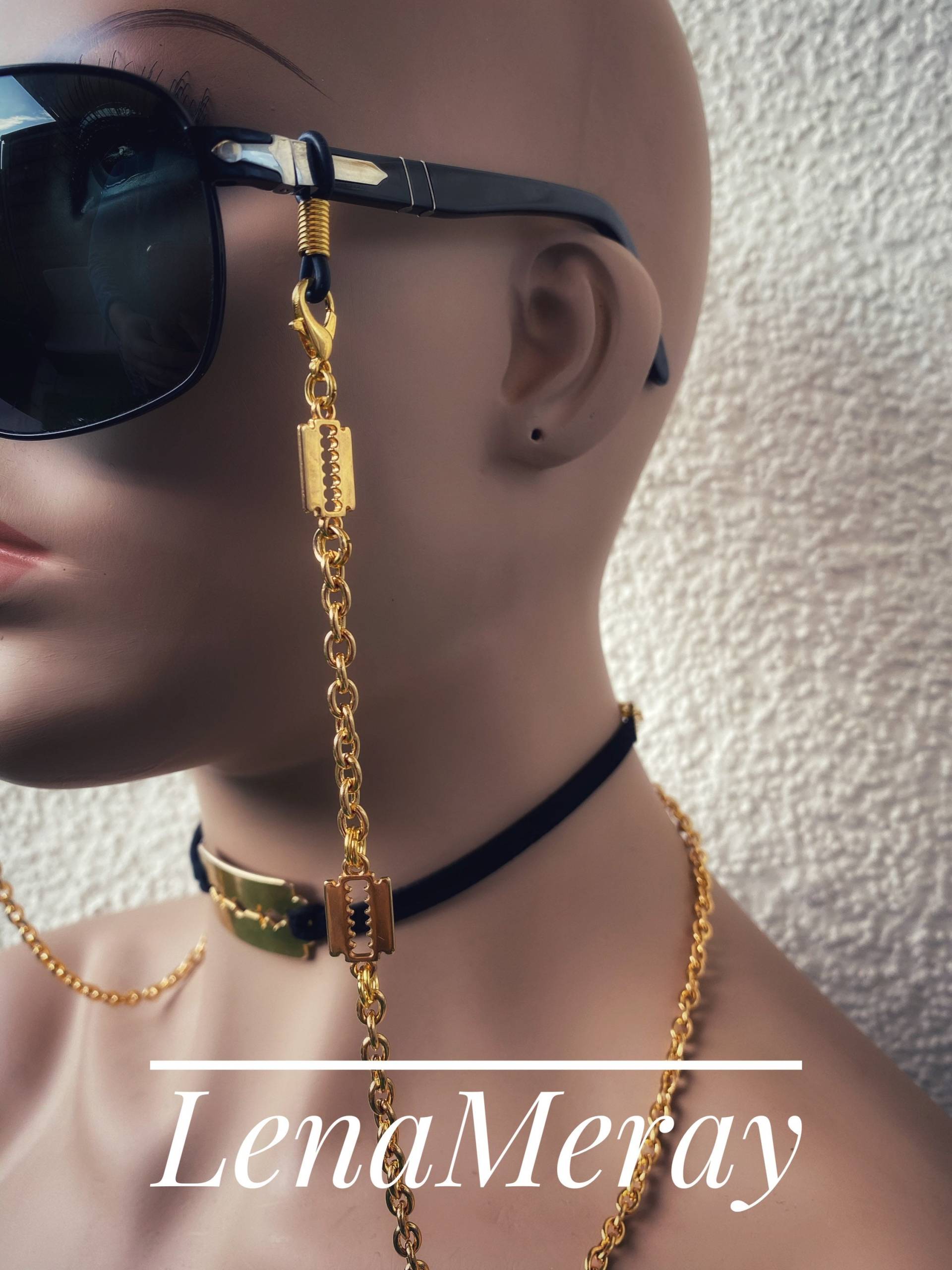 24K Vergoldete Brillenkette Maskenhalter von LenaMerayAtelier