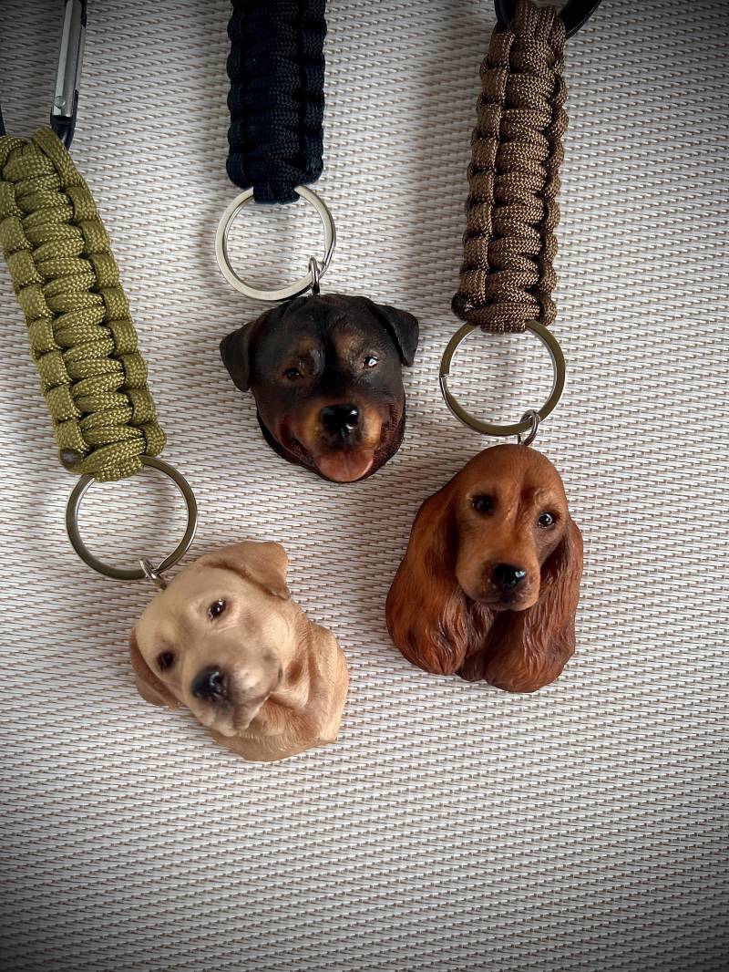 Handgemachte Schlüsselanhänger Mit Dem Hund.3D Hund Figur.fimo.hundeliebhaber Geschenk.labrador Rottweiler Cocker Spaniel.polymerton 3D Handgemachte Schlüsselanhänger Mit Dem Hund.3D Hund Figur.fimo.hundeliebhaber Geschenk.labrador Rottweiler Cocker Spaniel.polymerton 3D von LenasartDeutschland