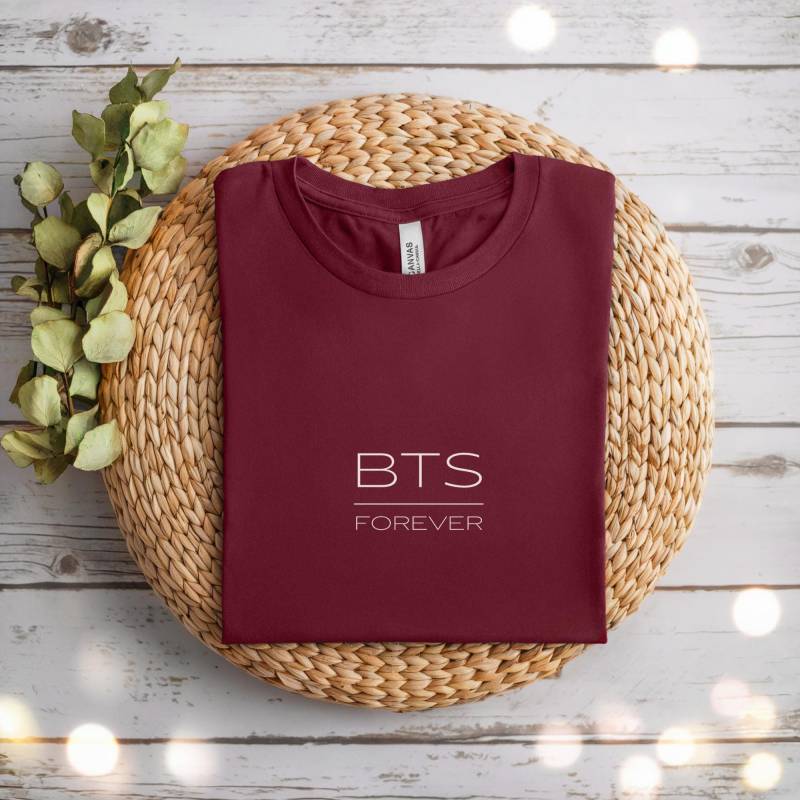Bts Forever Unisex T-Shirt, Kpop Concert Outfit, Trendy Merchandise, Unique Gift For Fans, Everyday Fashion Bts Forever Unisex T-Shirt, Kpop Concert Outfit, Trendy Merchandise, Unique Gift For Fans, Everyday Fashion von LenasartLaB