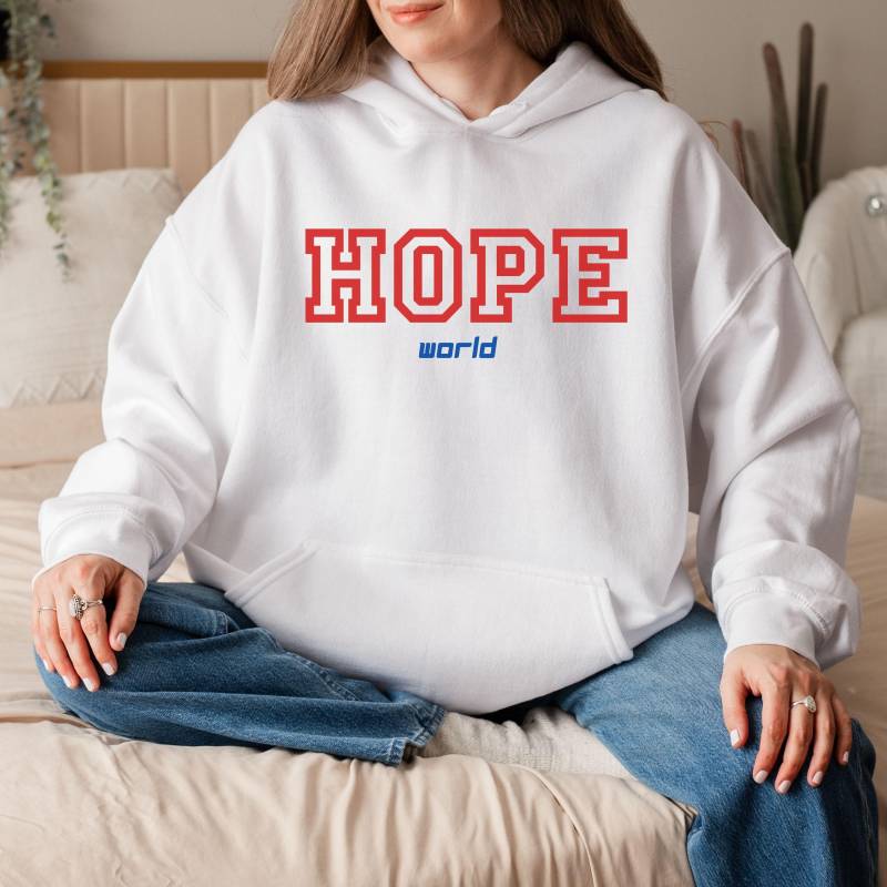 Bts Inspired Hoodie, K-Pop Merch, Unisex J-Hope Bts, Hope World, Perfect Gift For Fan von LenasartLaB