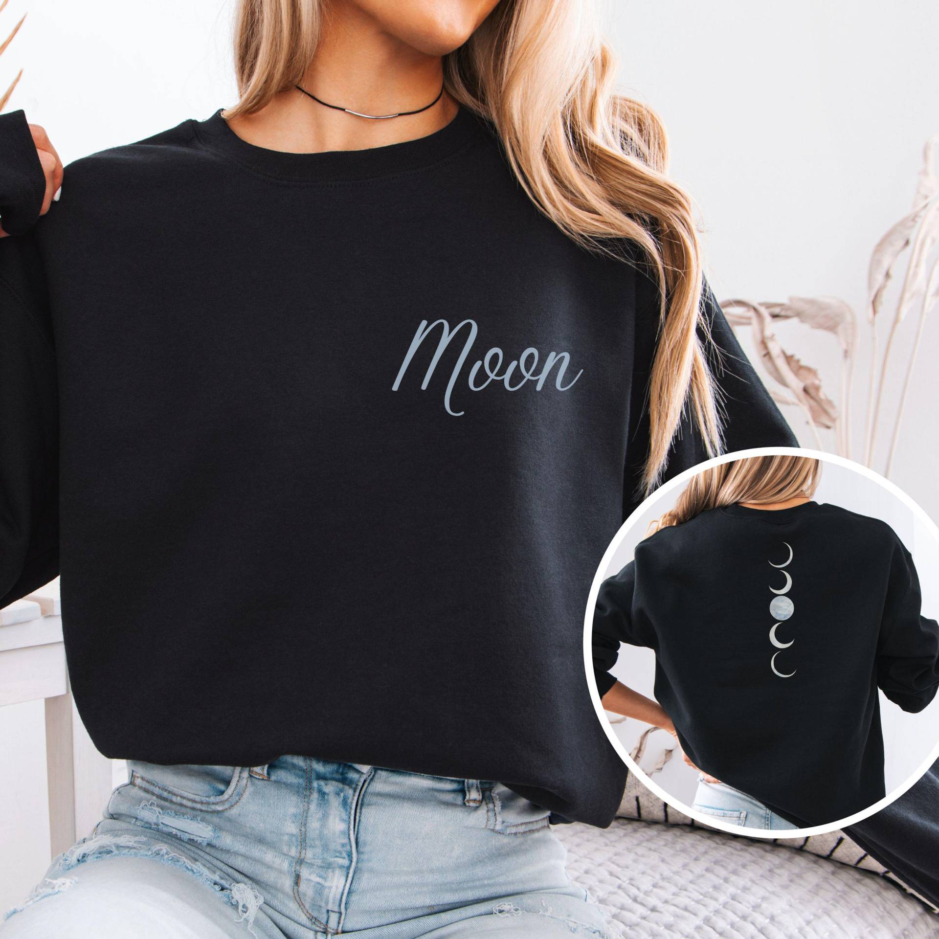 Bts Inspired Unisex Sweatshirt, K-Pop Merch, Mystical Moon, Jin, Jimin Moon Tattoo, Phases, Unique Gift For Army Bts Inspired Unisex Sweatshirt, K-Pop Merch, Mystical Moon, Jin, Jimin Moon Tattoo, Phases, Unique Gift For Army von LenasartLaB