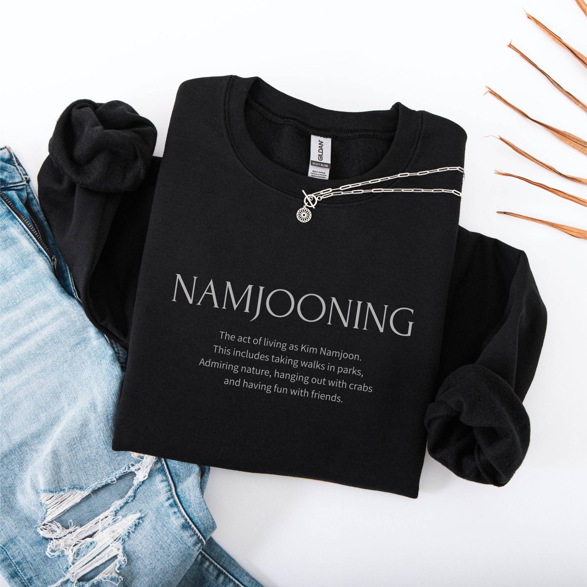 Bts Inspired Sweatshirt, K-Pop Merch, Namjooning Unisex Perfect Gift For Fan Bts Inspired Sweatshirt, K-Pop Merch, Namjooning Unisex Perfect Gift For Fan von LenasartLaB