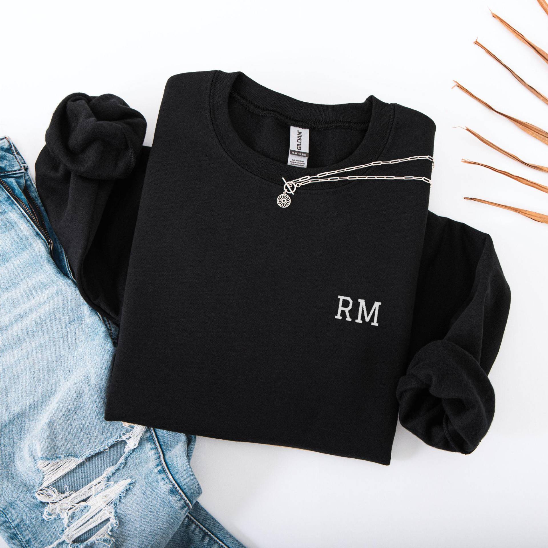 Bts Rm Embroidered Sweatshirt, Unique Merch, Casual Wear, Gift Idea For Army Bts Rm Embroidered Sweatshirt, Unique Merch, Casual Wear, Gift Idea For Army von LenasartLaB